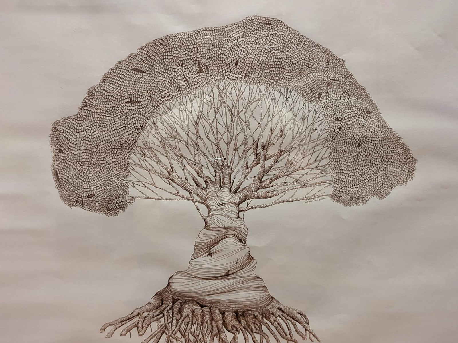 Hand drawn tree